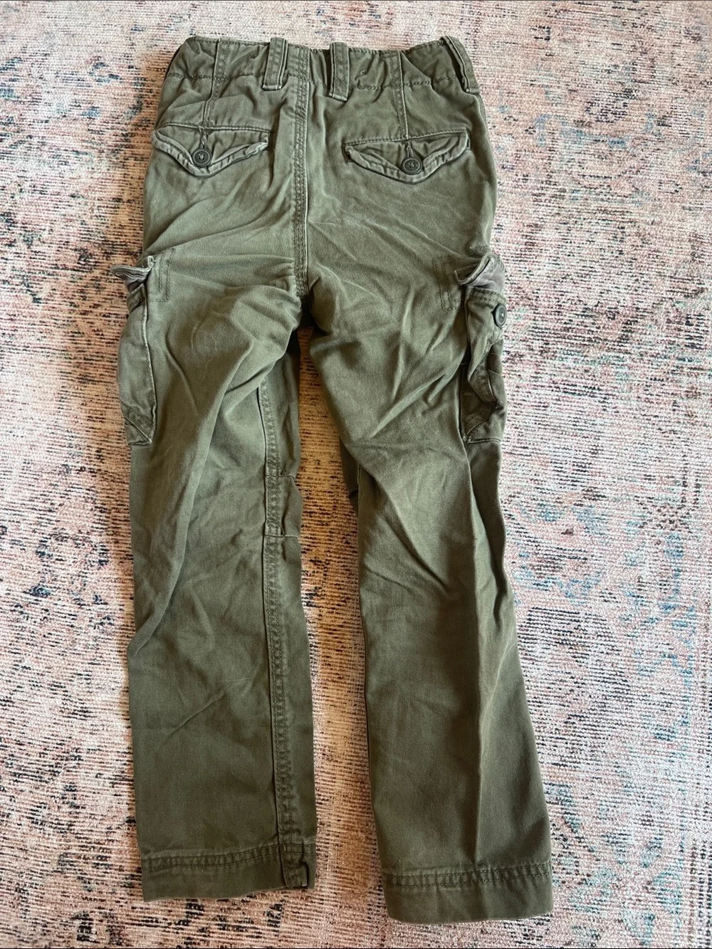 GAP Olive Green Cargo Pants for Boys size 6 slim
